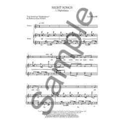 Cary Ratcliff: Night Songs (No. 1 Nightdance; No. 2 Blow Out The Sun)