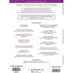 The Violin Collection: Easy To Intermediate Level (Book And CD)