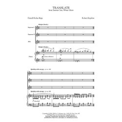 Robert Kapilow: Translate (From Summer Sun, Winter Moon)