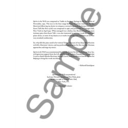 Richard Danielpour: Spirits In The Well