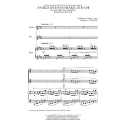Arr. Cary Ratcliff: Angels We Have Heard On High (Les Anges Dans Nos Compagnes)