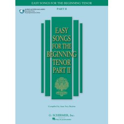 EASY SONGS FOR THE BEGINNING TENOR PART 2 (ED BOYTIM) TENOR BOOK/CD