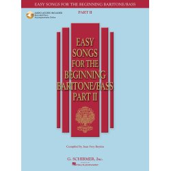 EASY SONGS FOR THE BEGINNING PART 2 (ED BOYTIM) BARITONE/BASS BOOK/CD