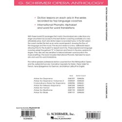 Schirmr Opera Anth Diction Sop Bk/Cd