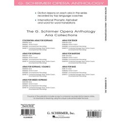 Schirmr Opera Anth Diction Sop Bk/Cd