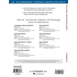 Schirmr Opera Anth Dicton Msop Bk/Cd