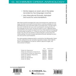 Schirmr Opera Anth Diction Ten Bk/Cd