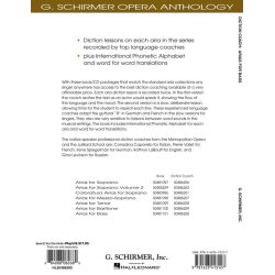 Schirmr Opera Anth Dicton Bass Bk/Cd