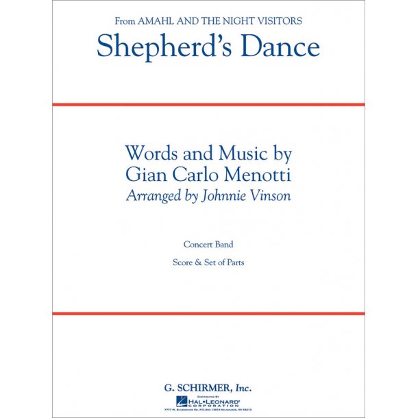 Gian Carlo Menotti: Shepherd's Dance (From Amahl And The Night Visitors) Full Score