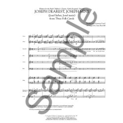 Arr. Cary Ratcliff: Joseph Dearest, Joseph Mine (Josef Lieber, Josef Mein)