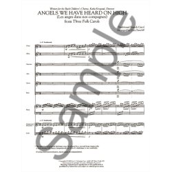 Arr. Cary Ratcliff: Angels We Have Heard On High (Les Anges Dans Nos Compagnes)