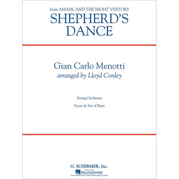 Gian Carlo Menotti: Shepherd's Dance (From Amahl And The Night Visitors) - Score Only
