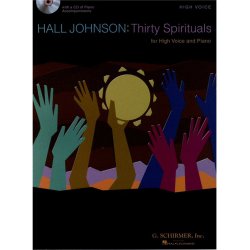 Hall Johnson: Thirty Spirituals For High Voice (Book/CD)