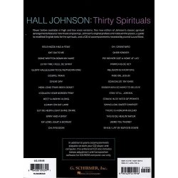 Hall Johnson: Thirty Spirituals For High Voice (Book/CD)