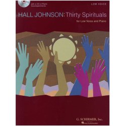 Hall Johnson: Thirty Spirituals For Low Voice (Book/CD)