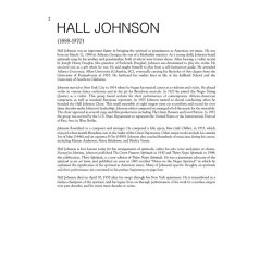 Hall Johnson: Thirty Spirituals For Low Voice (Book/CD)