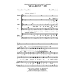 GRANTHAM DONALD WE REMEMBER THEM SATB A CAPPELLA CHORAL
