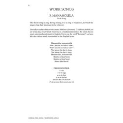 Choral Folk Songs From South Africa