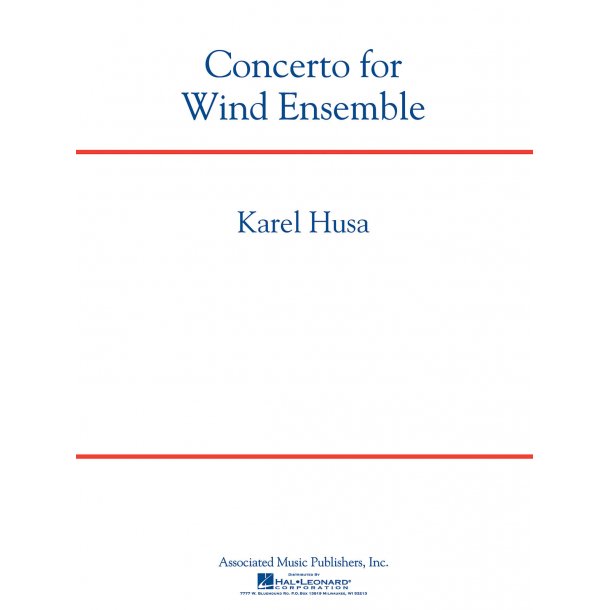 Karel Husa: Concerto For Wind Ensemble Score (Revised 2008)