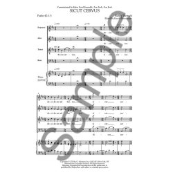 NANCY WERTSCH SICUT CERVUS (ARR HAROLD ROSENBAUM) SATB CHORAL
