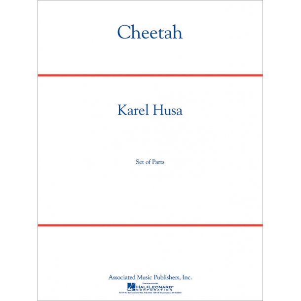 Karel Husa: Cheetah Full Score