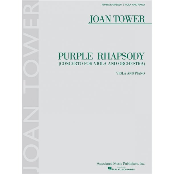 Joan Tower: Purple Rhapsody (Viola/Piano)