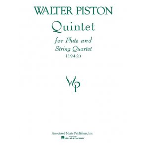 Walter Piston: Quintet For Flute And String Quartet (Score)