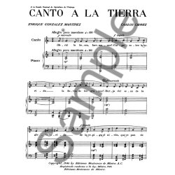 Canto A La Tierra Vo/Pno