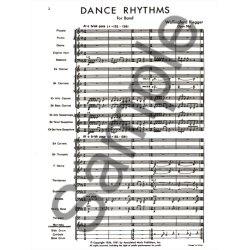 Wallingford Riegger: Dance Rhythms For Band, Op. 58