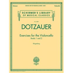 SCHIRMER LIBRARY DOTZAUER EXERCISES FOR VIOLONCELLO BKS 1 & 2 VLC BK