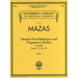 Jacques-Fereol Mazas: 75 Melodious and Progressive Studies Op.36 Complete