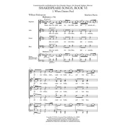 HARRIS MATTHEW SHAKESPEARE SONGS BOOK 6 SATB A CAPPELLA CHORAL