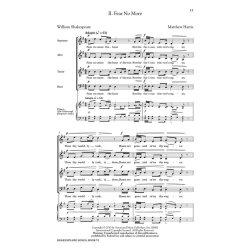 HARRIS MATTHEW SHAKESPEARE SONGS BOOK 6 SATB A CAPPELLA CHORAL