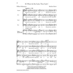 HARRIS MATTHEW SHAKESPEARE SONGS BOOK 6 SATB A CAPPELLA CHORAL
