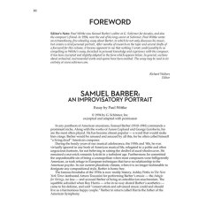 Samuel Barber: 65 Songs - High Voice