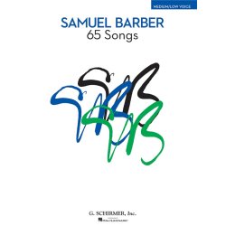 Samuel Barber: 65 Songs - Medium/Low Voice