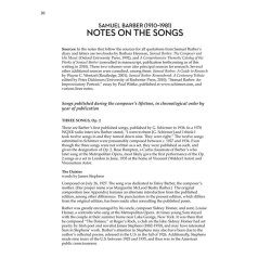 Samuel Barber: 65 Songs - Medium/Low Voice