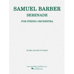 Samuel Barber: Serenade For Strings - String Orchestra Score/Parts 8-8-4-4-4