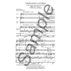 Kirke Mechem: Three Short Anthems
