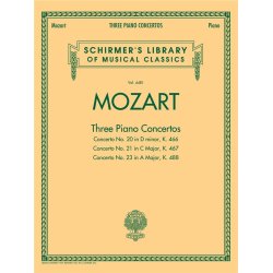 Wolfgang Amadeus Mozart: Three Piano Concertos
