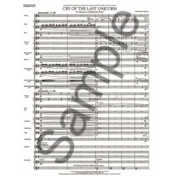 Galante Rossano Cry Of The Last Unicorn Full Score Only