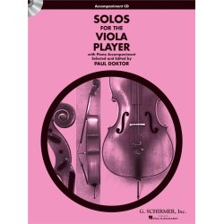 SOLOS FOR THE VIOLA PLAYER ACCOMPANIMENT CD