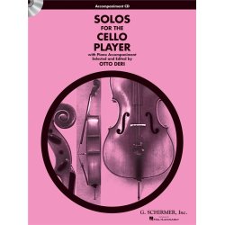 SOLOS FOR THE CELLO PLAYER (ED DERI OTTO) VLC ACCOMPANIMENT CD ONLY