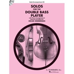 SOLOS FOR THE DOUBLE BASS PLAYER (ED ZIMMERMAN OSCAR) DB BOOK/CD