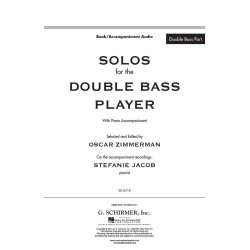 SOLOS FOR THE DOUBLE BASS PLAYER (ED ZIMMERMAN OSCAR) DB BOOK/CD