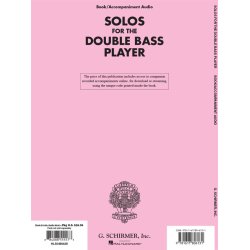 SOLOS FOR THE DOUBLE BASS PLAYER (ED ZIMMERMAN OSCAR) DB BOOK/CD