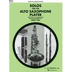 SOLOS FOR THE ALTO SAXOPHONE PLAYER (ED TEAL LARRY) ASAX/PF BOOK/CD