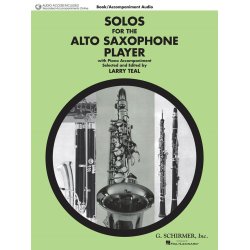 SOLOS FOR THE ALTO SAXOPHONE PLAYER (ED TEAL LARRY) ASAX/PF BOOK/CD