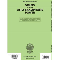 SOLOS FOR THE ALTO SAXOPHONE PLAYER (ED TEAL LARRY) ASAX/PF BOOK/CD
