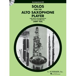 Solos Fr Alto Sax Player Acc Cd Only